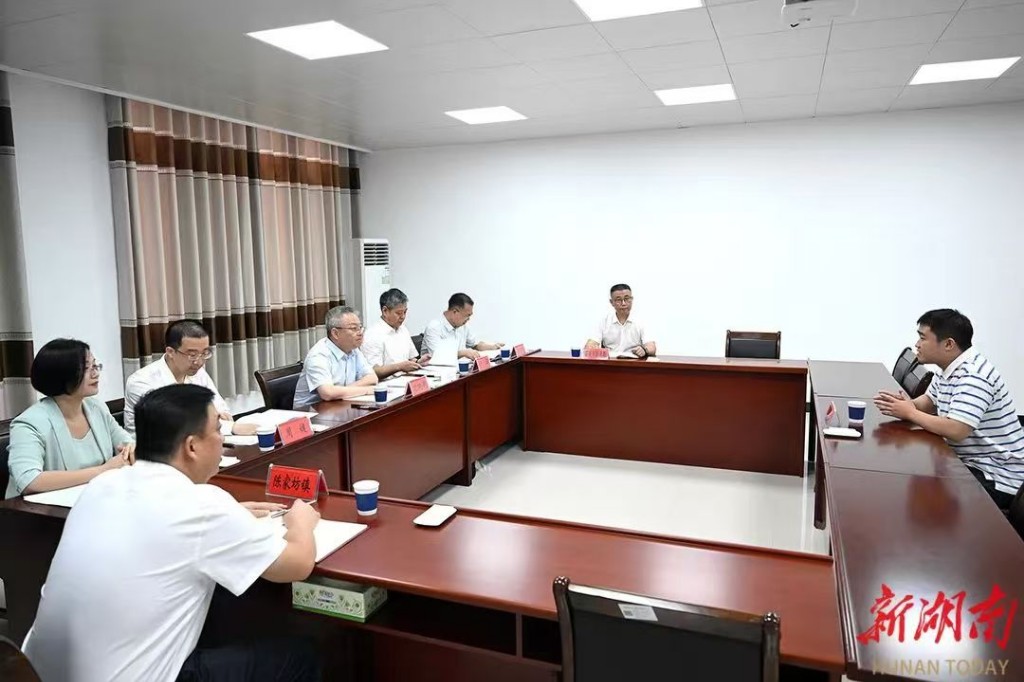 沈晓明在新邵县下沉接访