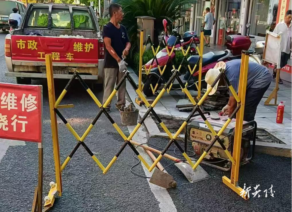 县城管局：市政巡查到位 及时消除隐患