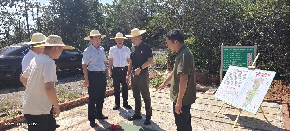 副市长刘飞勇在天元区开展巡林并督查森林防火工作