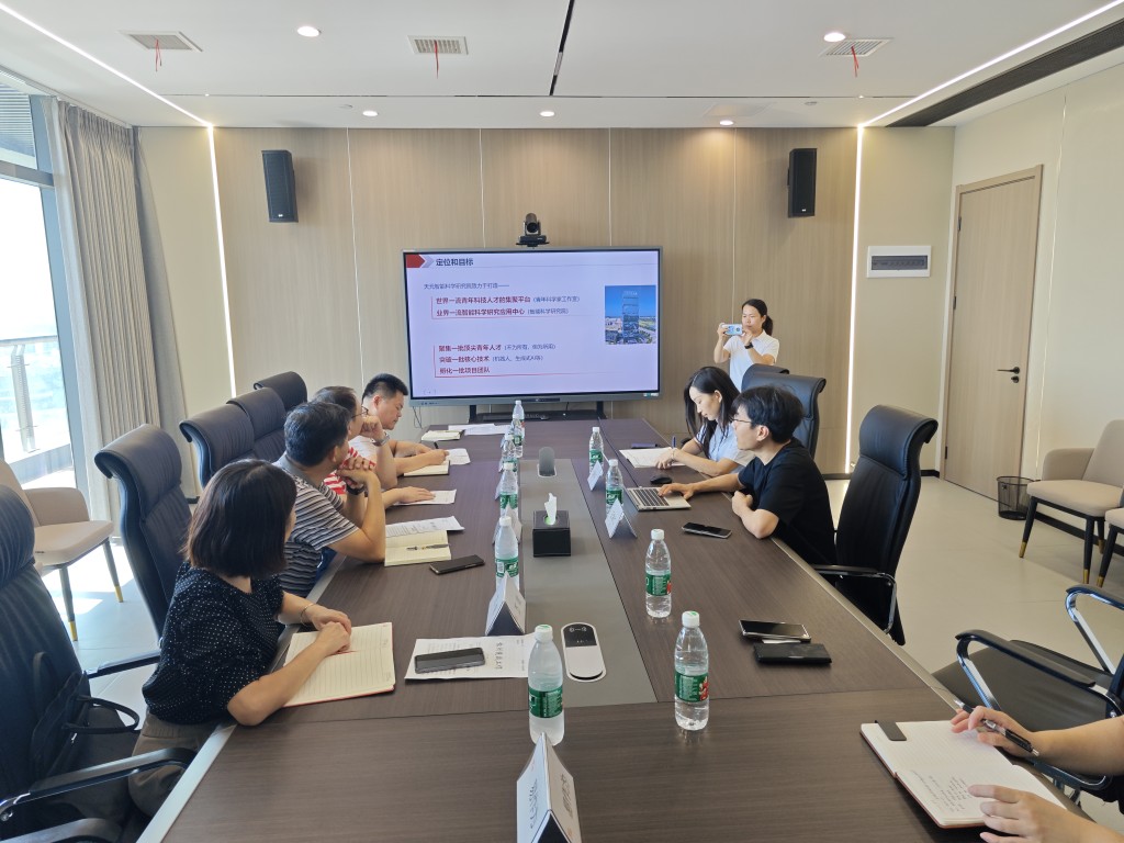 市人社局到天元智能科学研究院调研