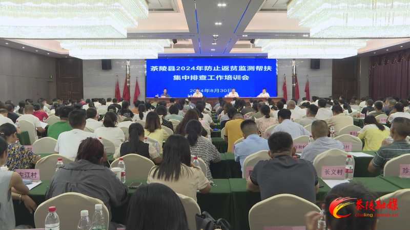 茶陵县开展2024年防止返贫监测帮扶集中排查工作培训