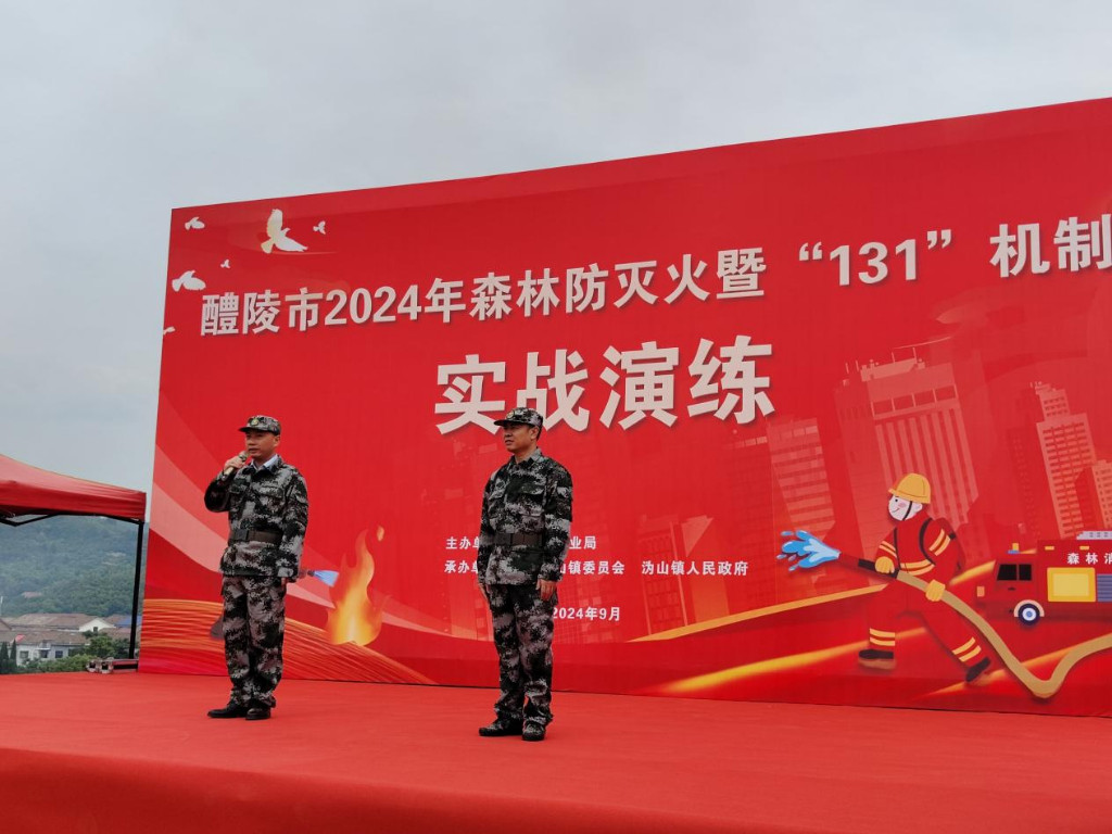 沩山镇：联合演练筑牢森林“防火墙”