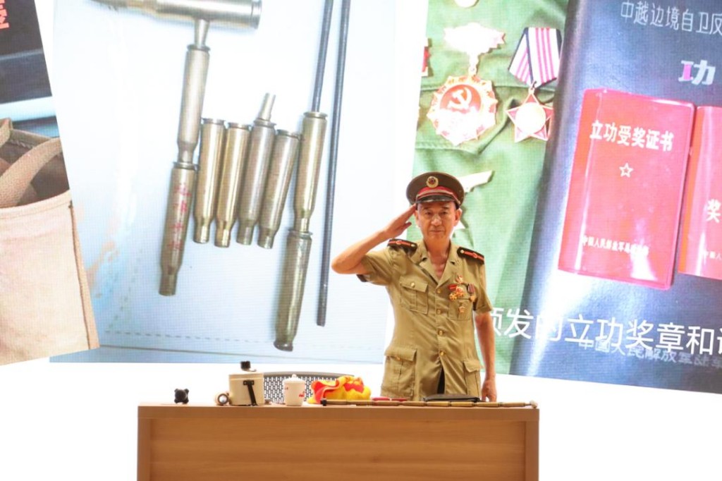 株洲：老兵宣讲铸军魂，同心共筑强军梦