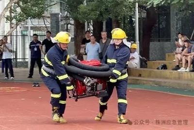 株洲市举行第二届乡镇应急能力比武