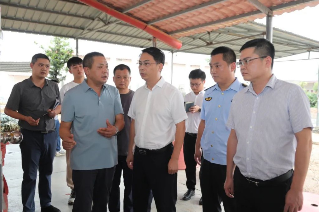 刘新华率队督导安全工作