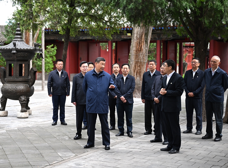 习近平在甘肃考察时强调 深化改革勇于创新苦干实干富民兴陇 奋力谱写中国式现代化甘肃篇章 途中在陕西宝鸡考察