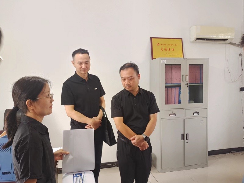 株洲市局到渌口区调研乡镇统计规范化建设