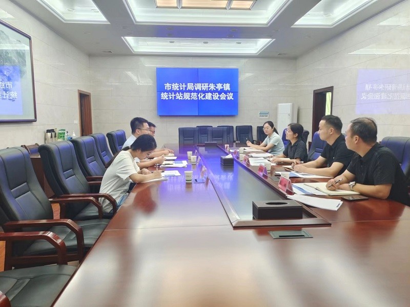 株洲市局到渌口区调研乡镇统计规范化建设