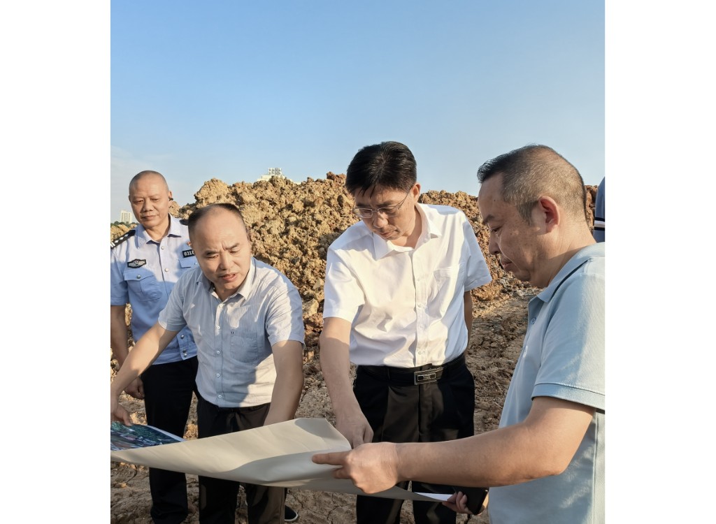 唐文发同志实地调研重点工程项目