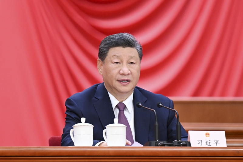 习近平在庆祝全国人民代表大会成立70周年大会上发表重要讲话强调:坚定道路自信理论自信制度自信文化自信 继续把人民代表大会制度坚持好完善好运行好