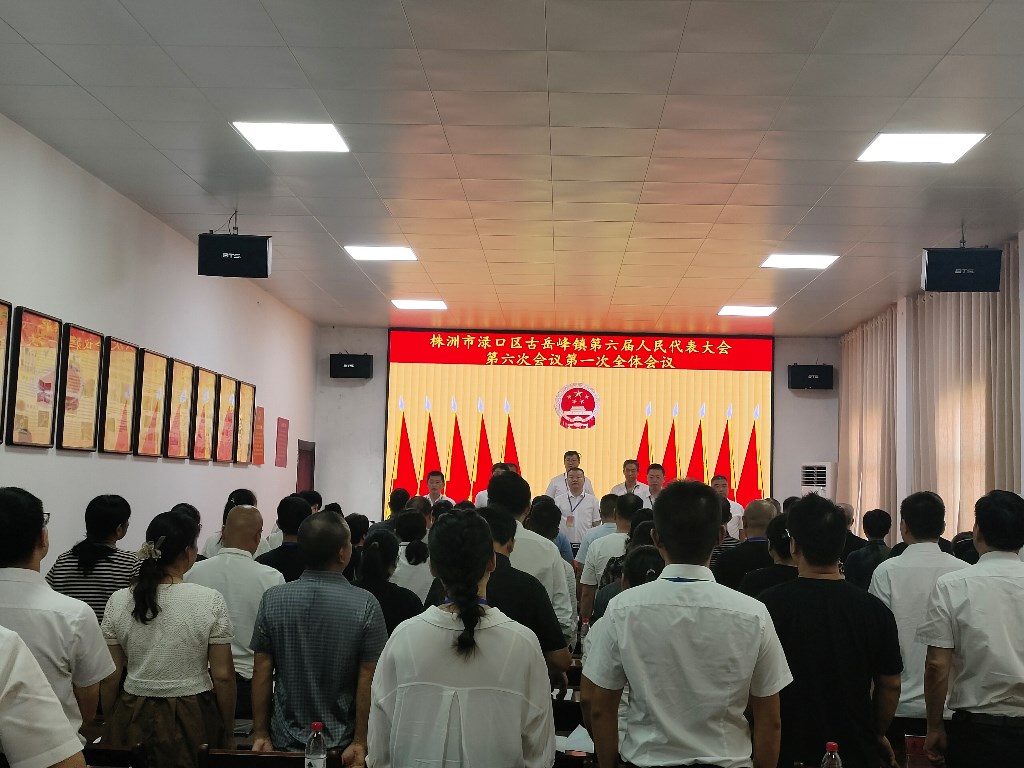古岳峰镇第六届人民代表大会第六次会议胜利召开！