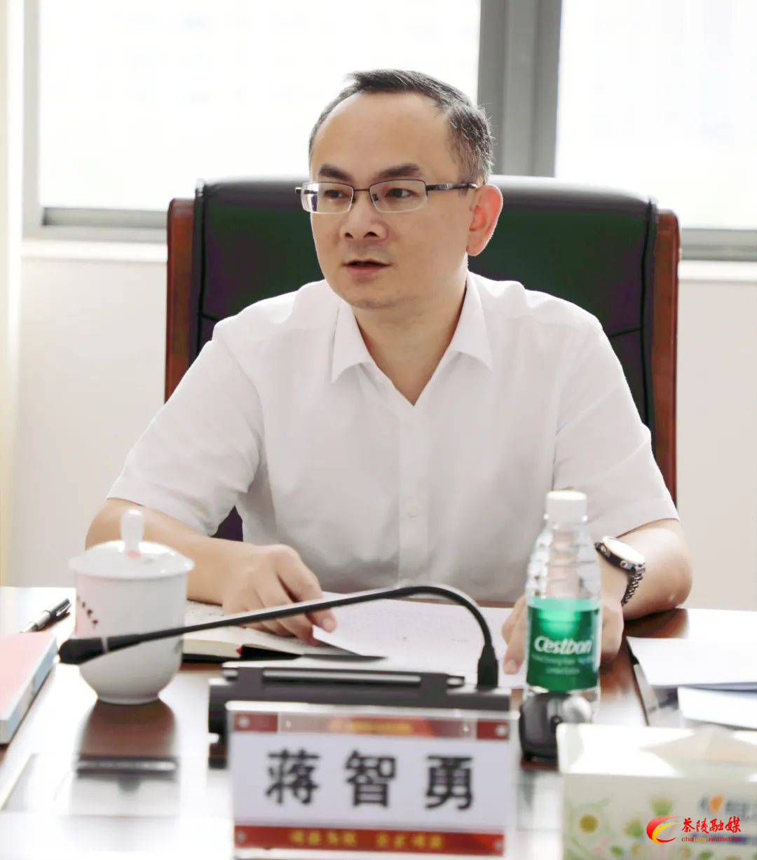 蒋智勇到茶陵县人民法院调研指导工作