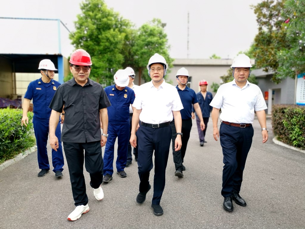 阳望平来攸督导安全生产工作