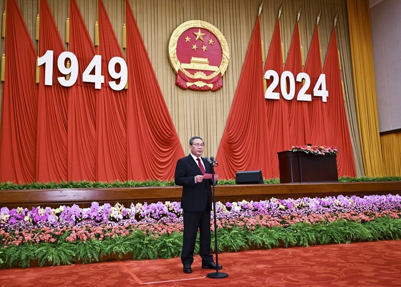 庆祝中华人民共和国成立75周年招待会隆重举行 习近平发表重要讲话