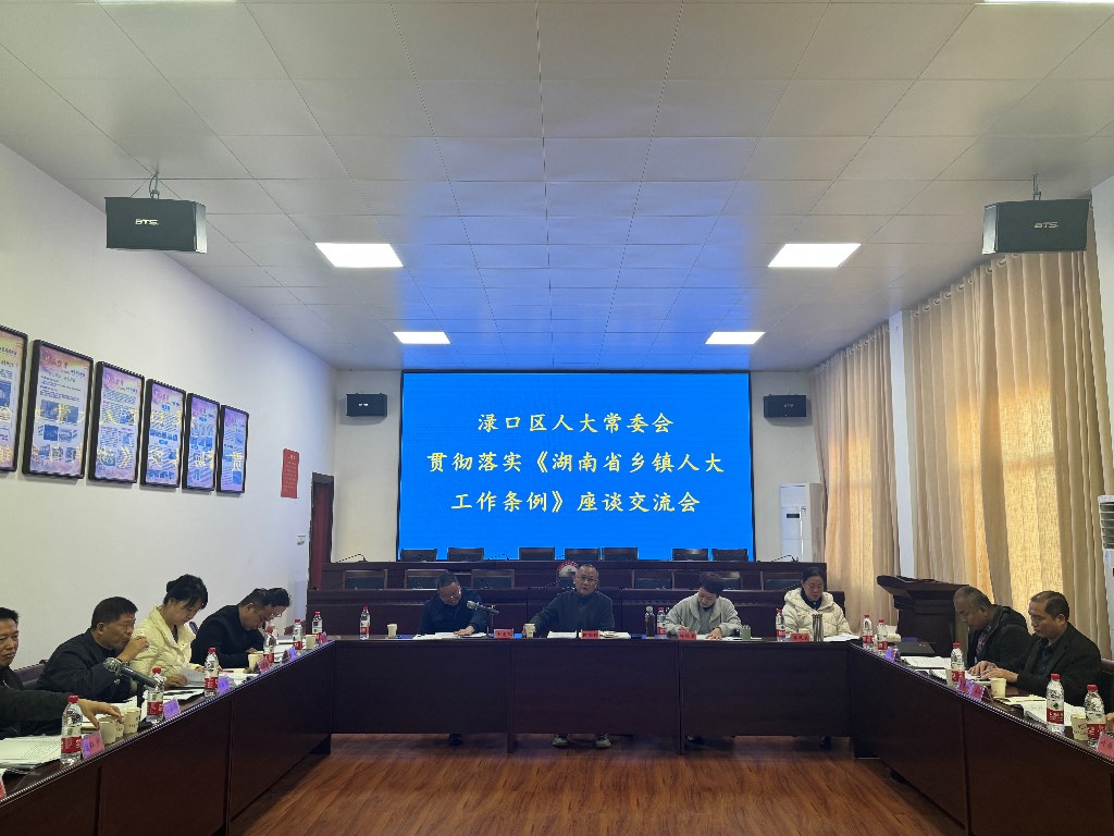 渌口区11月份镇人大工作调研交流会在古岳峰镇召开
