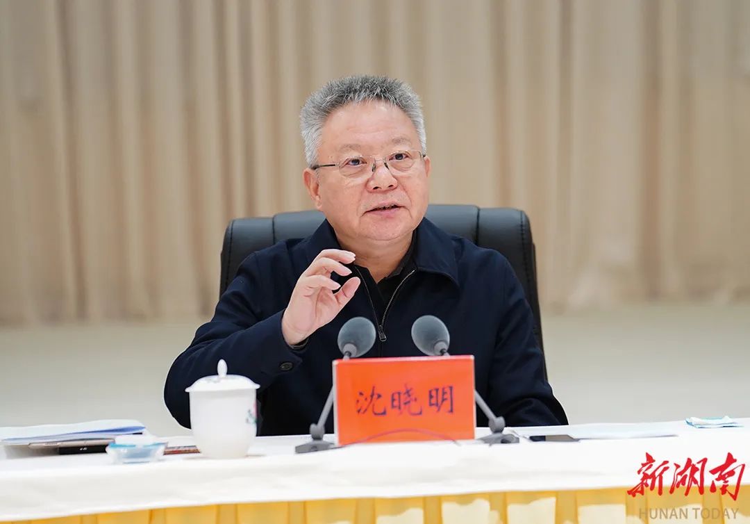 沈晓明调研株洲经济社会发展情况