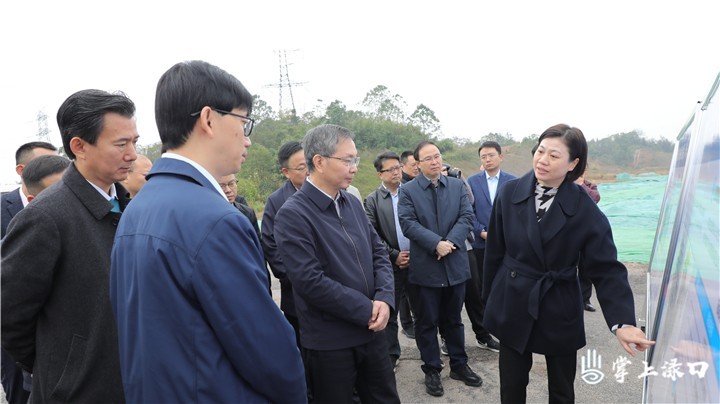 ​陈恢清来渌口区督导调研湘江东岸城中村改造项目