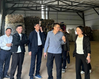 李辉带队调研学习新化县再生资源回收体系建设