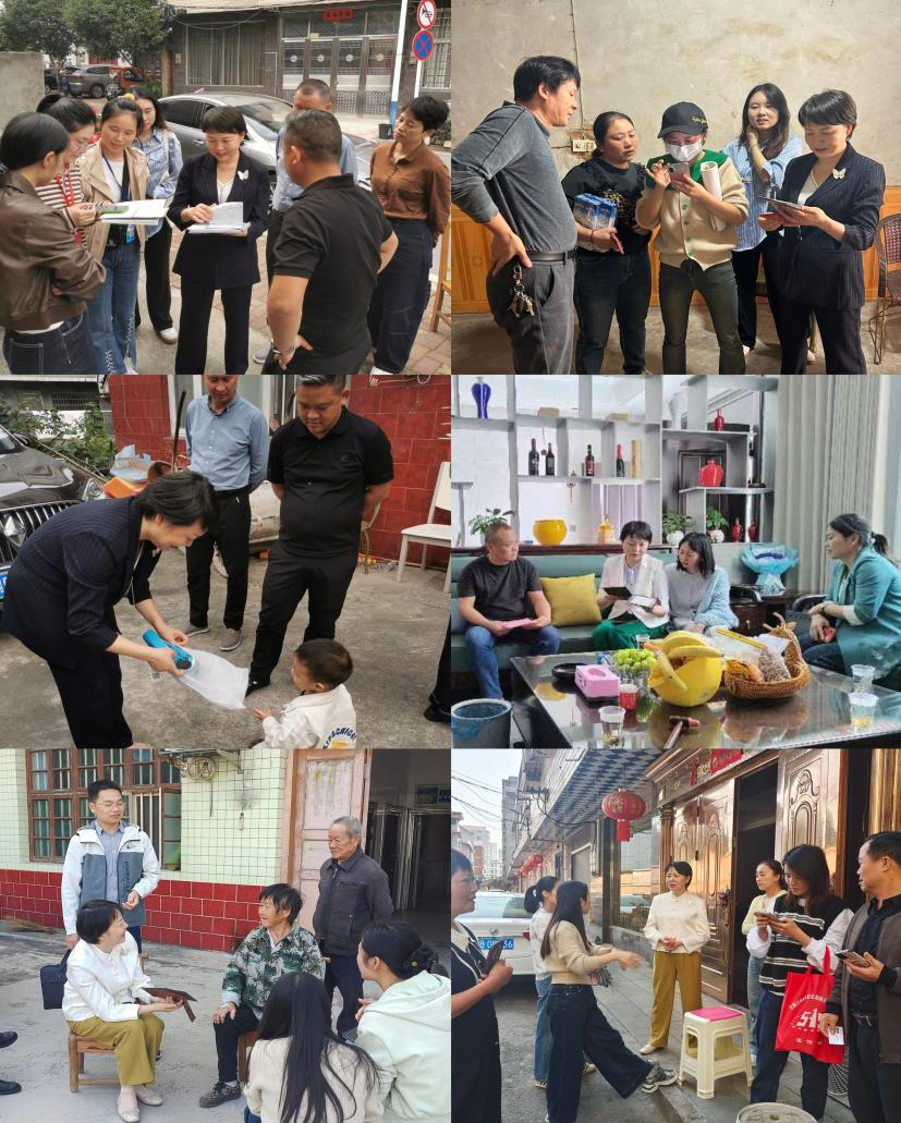 市统计局副局长刘彦弘带队赴县市区调研指导2024年人变调查入户登记工作