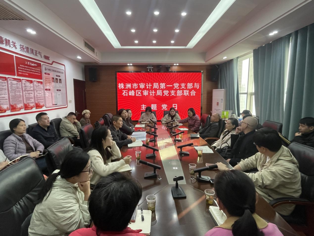 市审计局第一党支部开展领导带支部联基层活动