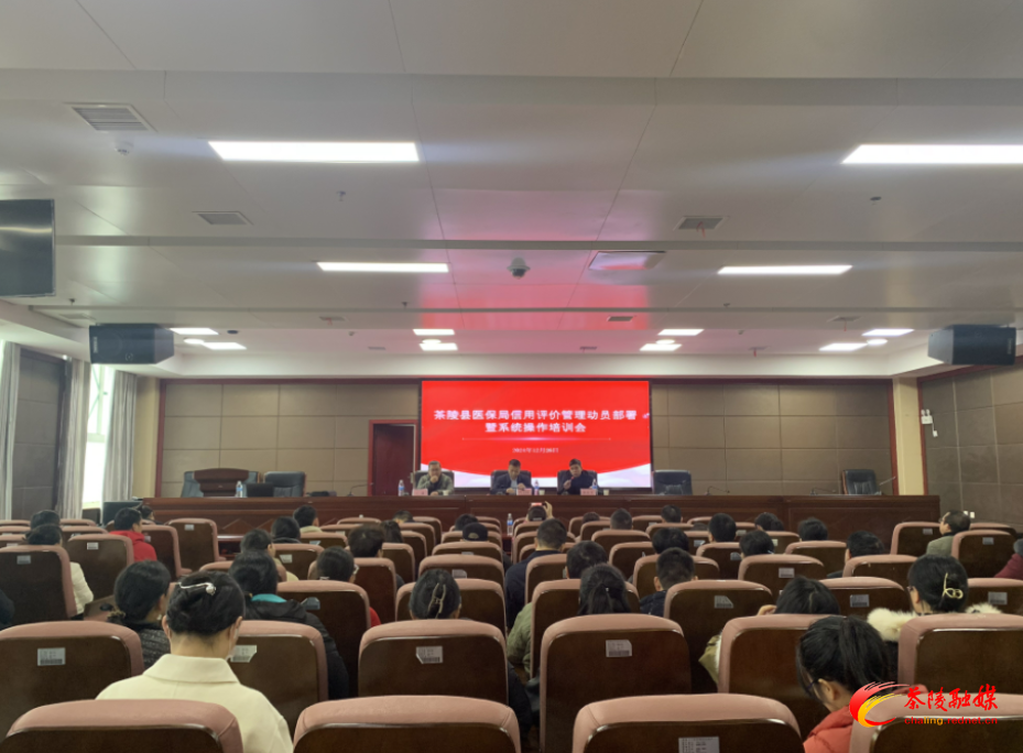 茶陵县医疗保障局召开信用评价管理动员部署暨系统操作培训会