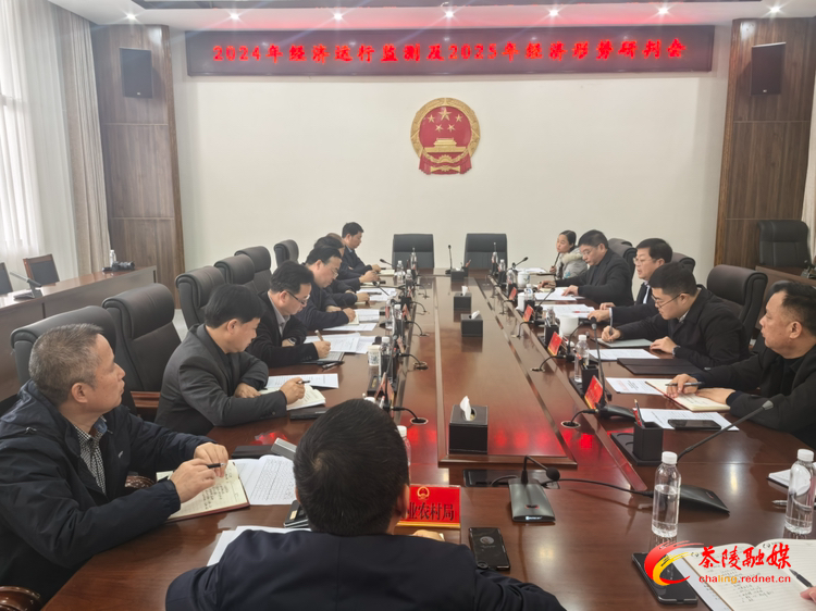 杨红兵主持召开2024年经济运行监测及2025年经济形势研判会