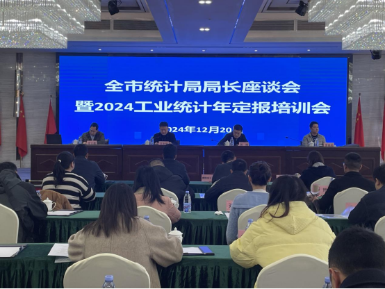全市统计局局长座谈会暨2024工业统计年定报培训会在茶陵召开