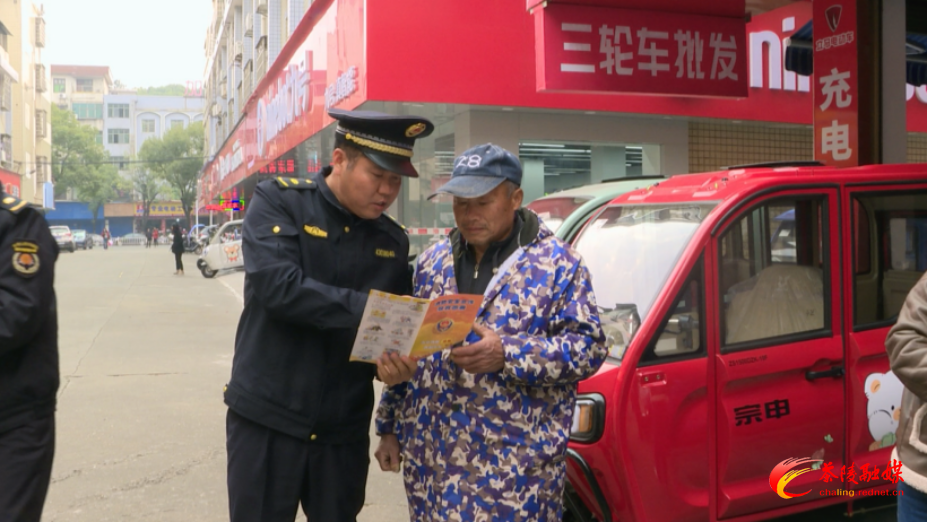 【新时代新城管】县城管局开展“敲门行动”守护市场安全