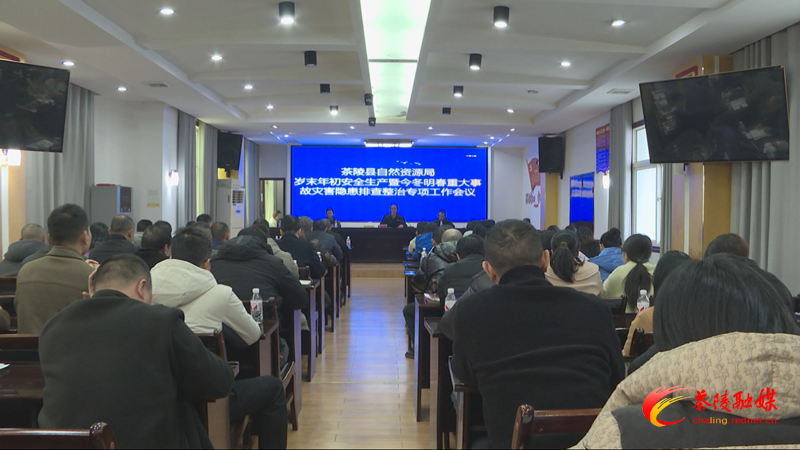茶陵县自然资源局调度安全生产相关工作