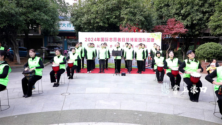 渌口区举行2024年国际志愿者日活动
