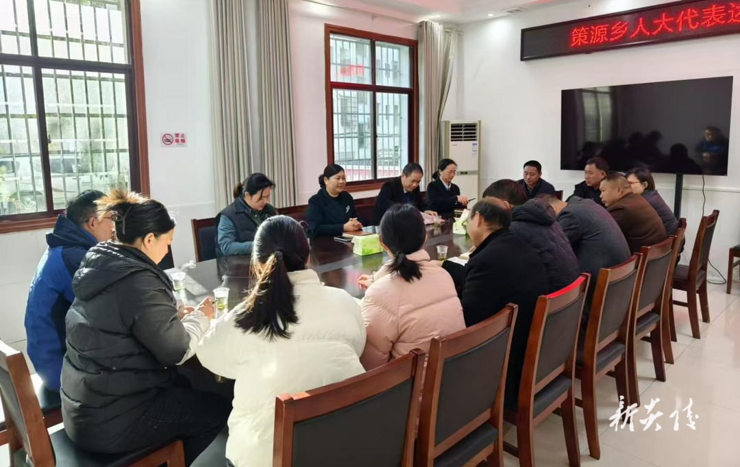 策源乡召开人大代表述职评议会