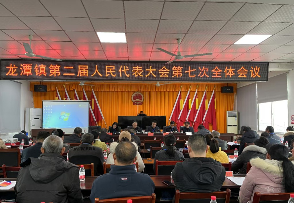 龙潭镇第二届人民代表大会第七次会议胜利召开