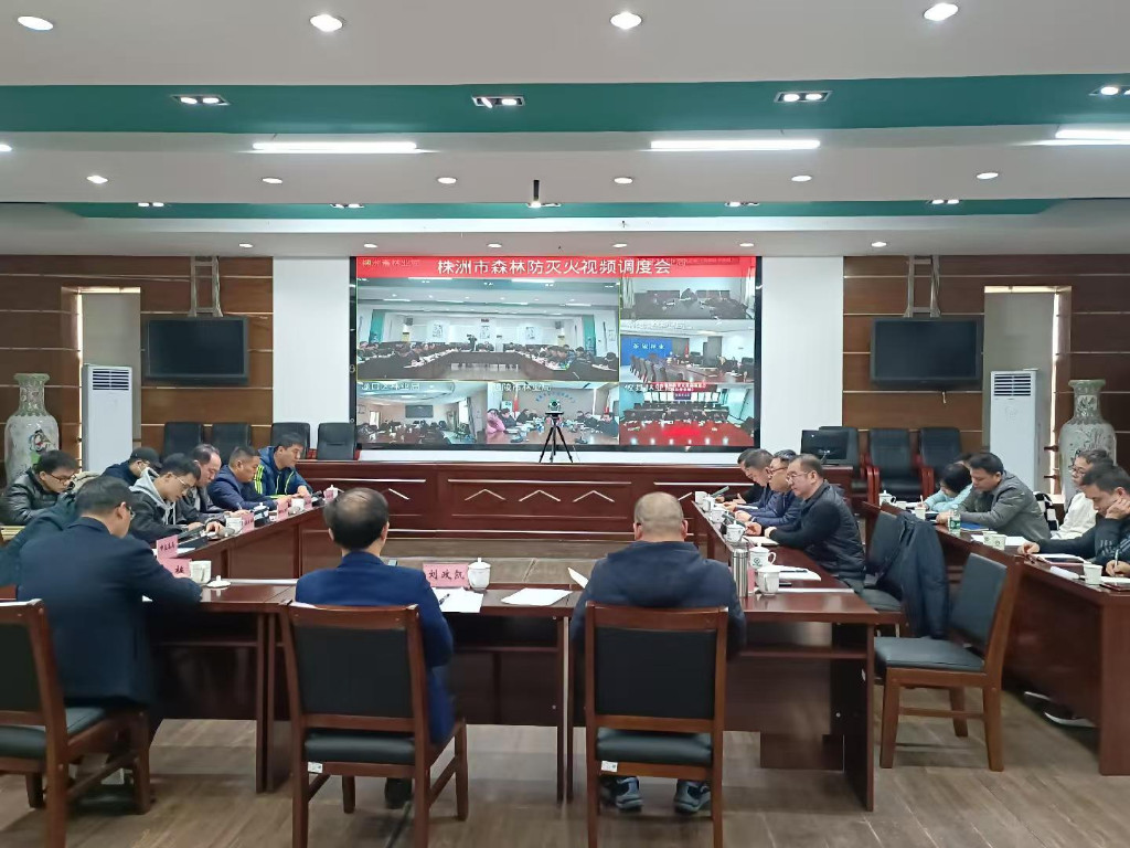 株洲市召开全市森林防灭火视频调度会议