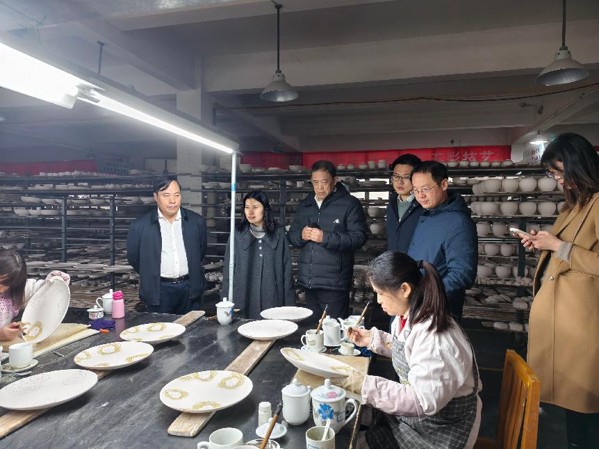 沈贤岚一行来醴调研湖南与非洲陶瓷产业合作