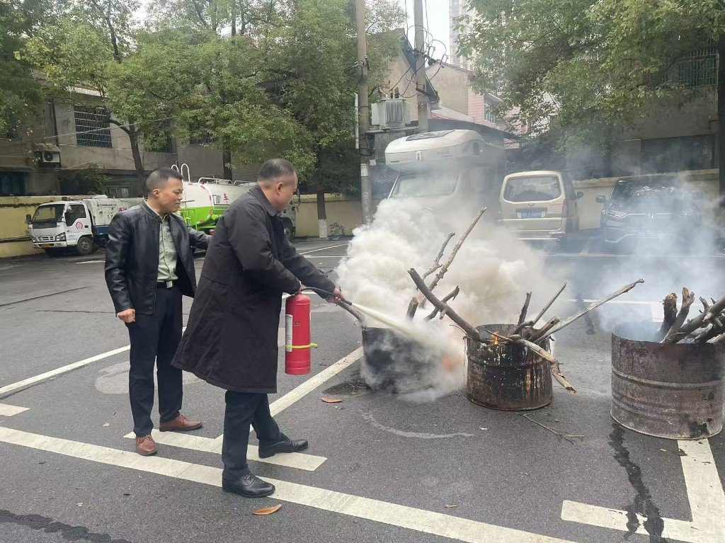 醴陵市交通事务中心开展消防安全知识培训