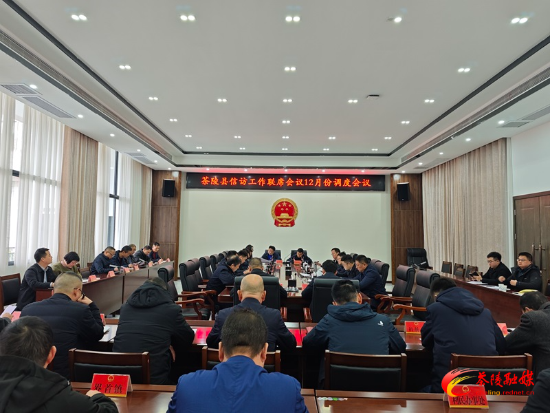 茶陵县信访工作联席会议12月份调度会议召开