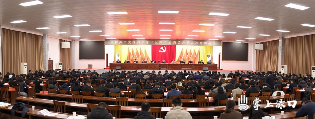 中国共产党株洲市渌口区第二届委员会第九次全体会议举行