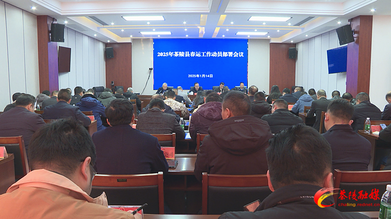 茶陵县动员部署2025年春运工作
