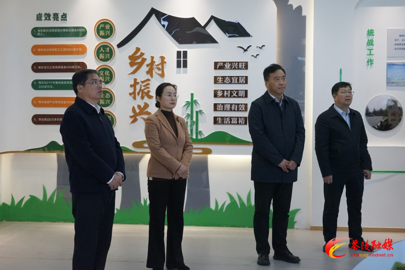 市人大常委会主任尚斌来茶调研