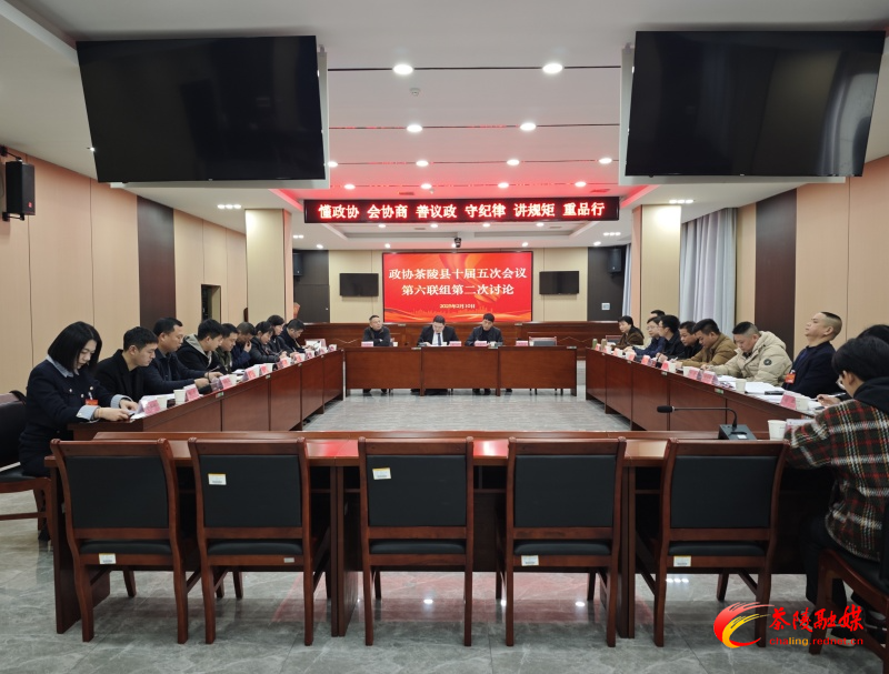 政协茶陵县第十届委员会第五次会议:开展分联组第二次讨论 杨红兵、唐杰、刘晓伟等领导参加讨论
