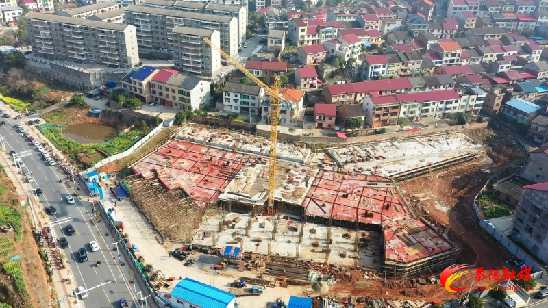茶陵县建筑业孵化中心项目开工