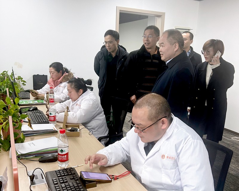 市医保局调研精诚互联网医院  推动职工医保门诊统筹服务升级