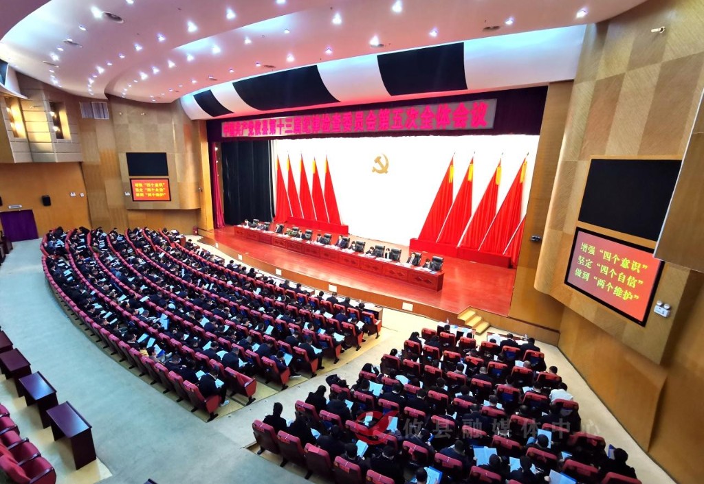攸县第十三届纪律检查委员会 第五次全体会议召开