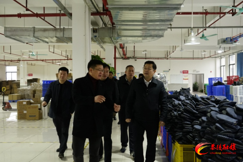 杨红兵深入企业一线实地调研