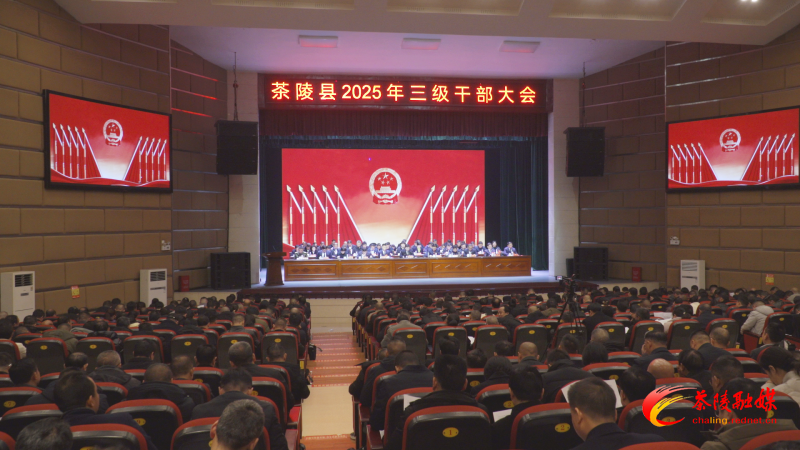 茶陵县召开三级干部大会：铆足干劲 凝心聚力 以必胜心态吹响“冲锋号”