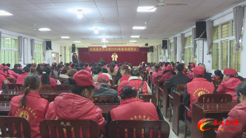 茶陵县老年大学举办2025年新春团拜会