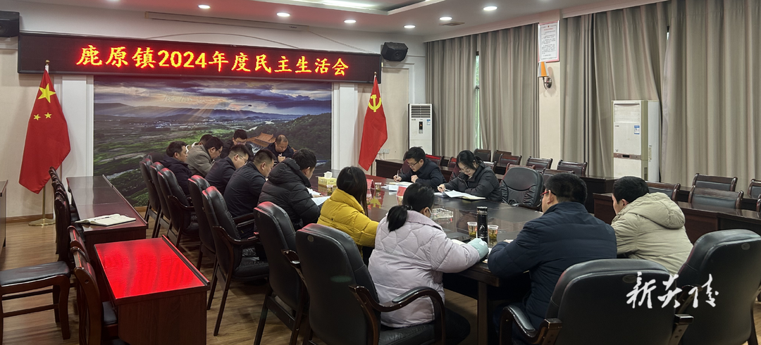 鹿原镇召开2024年度党员领导干部民主生活会