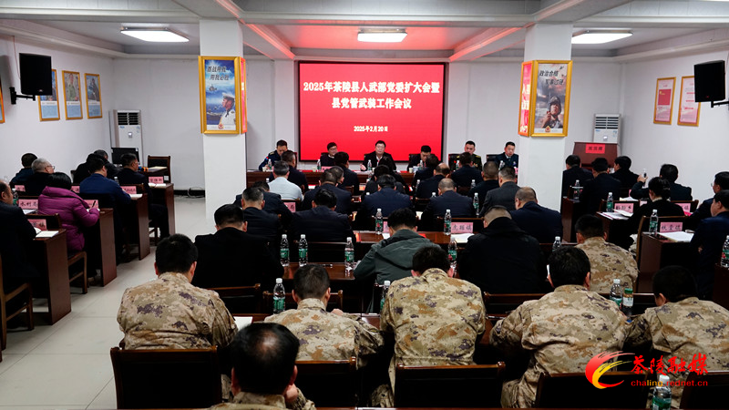 2025年茶陵县人武部党委扩大会暨县党管武装工作会议召开
