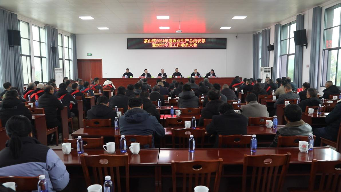 茶山镇：举行农业生产总结表彰 暨工作动员大会