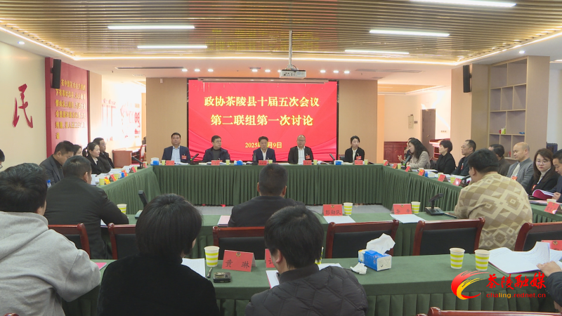 政协茶陵县第十届委员会第五次会议：开展分联组第一次讨论 刘晓伟等领导参加讨论